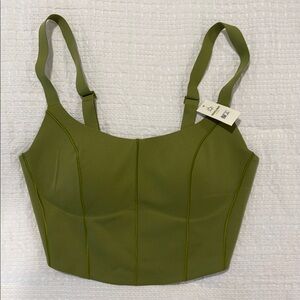 Aerie Olive Green Workout Top